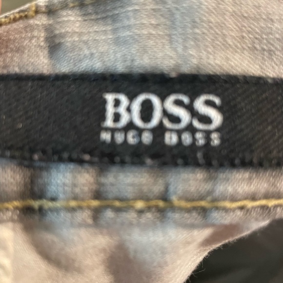 Hugo Boss Mens 34x32 Gray Jeans Sweet - Picture 2 of 5